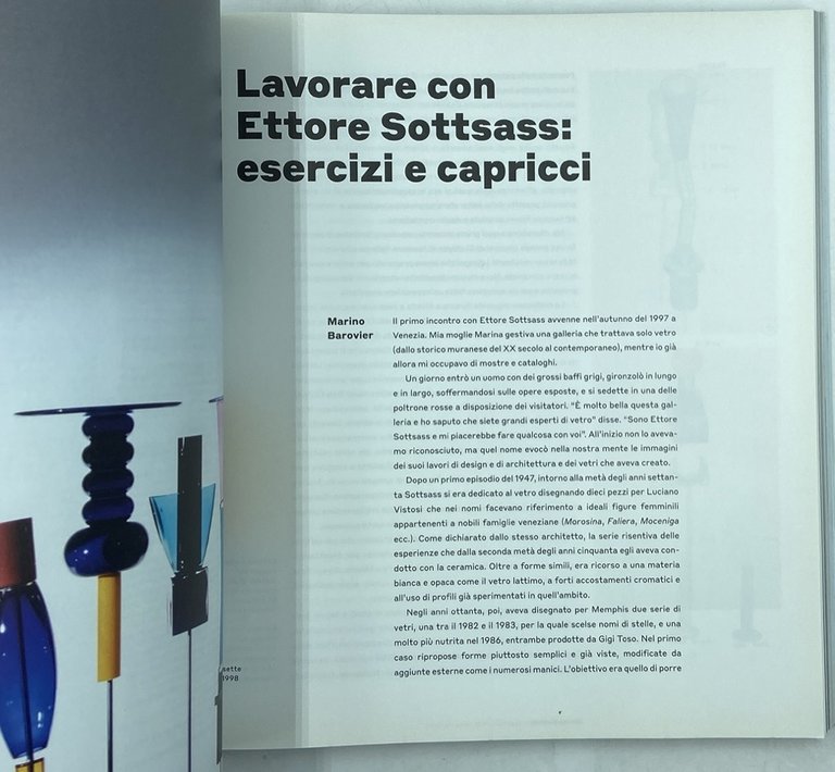 ETTORE SOTTSASS IL VETRO. | Immagine Gallery 8
