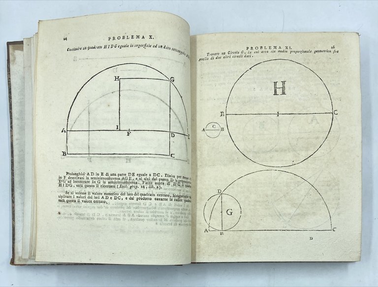EUCLIDE IN CAMPAGNA ossia GEOMETRIA PRATICA (…) EDIZIONE TERZA ridotta …