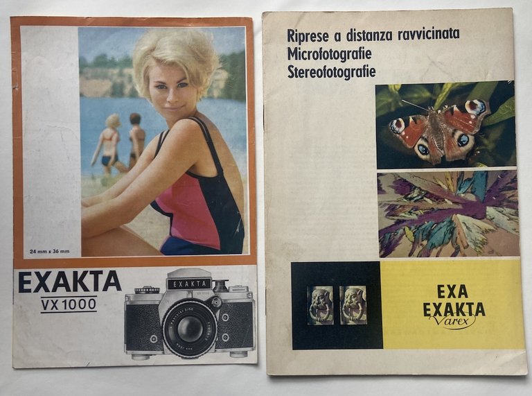 EXA - EXAKTA Varex. Riprese a distanza ravvicinata. Microfotografie. Stereofotografie.