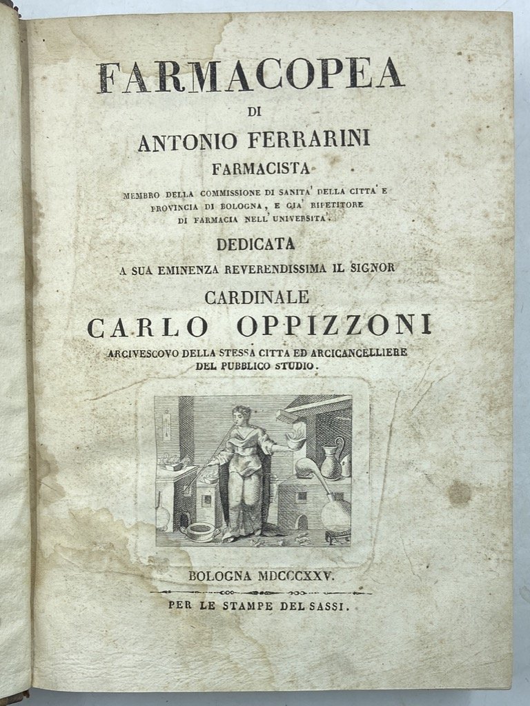 FARMACOPEA DI ANTONIO FERRARINI FARMACISTA MEMBRO DELLA COMMISSIONE DI SANITÀ … | Immagine principale