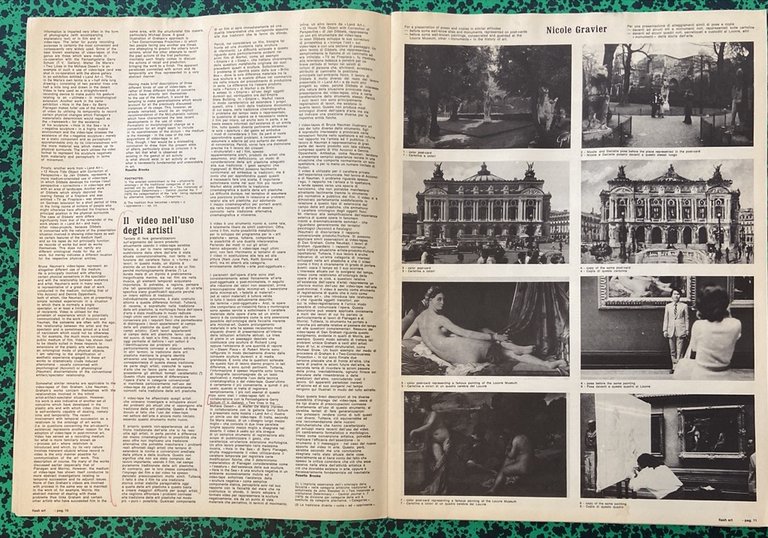 FLASH ART no 43 DICEMBRE 1973 GENNAIO 1974.