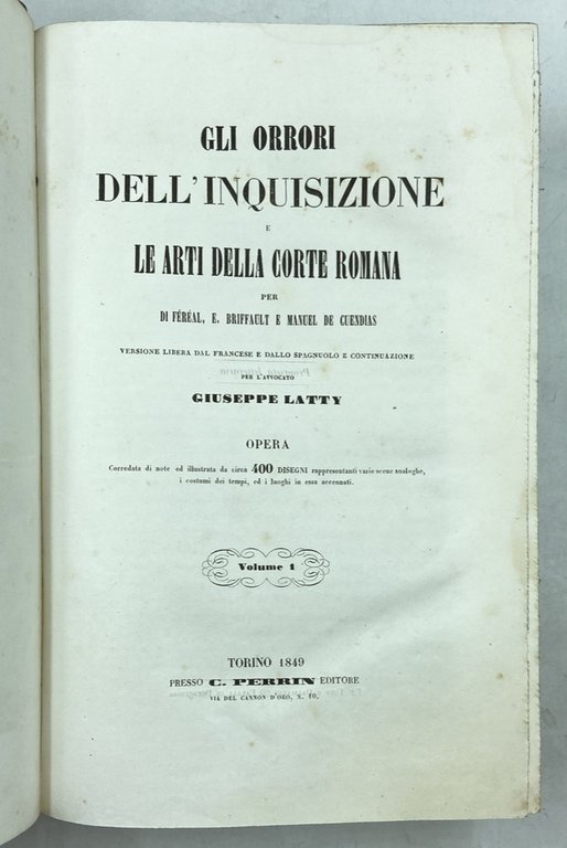 GLI ORRORI DELL'INQUISIZIONE E LE ARTI DELLA CORTE ROMANA PER … | Immagine Gallery 3