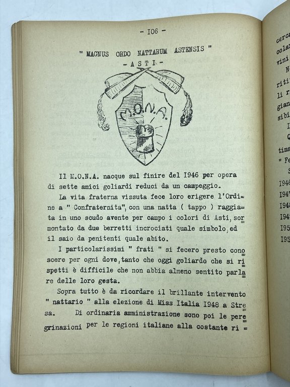 GOLIARDIA TORINESE E PEDEMONTANA MCMXLV - MCMLI.