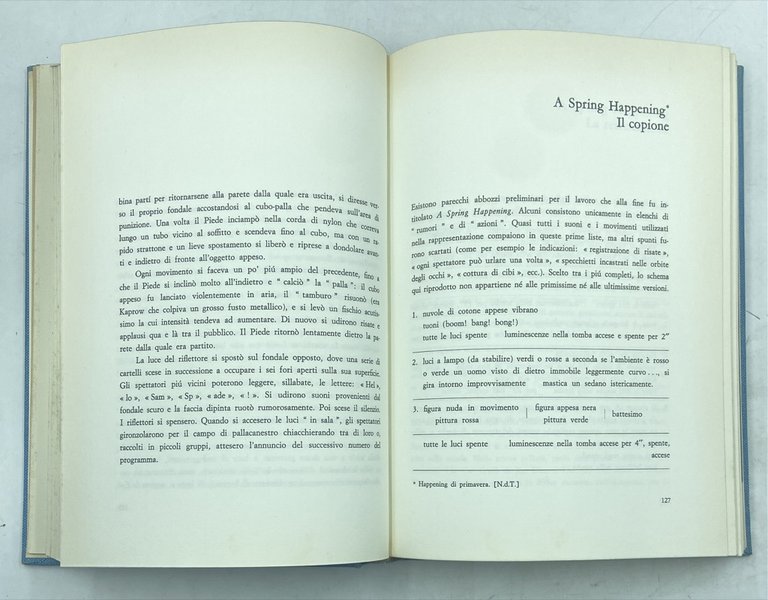 HAPPENING. Antologia illustrata a cura di Michael Kirby. | Immagine Gallery 8