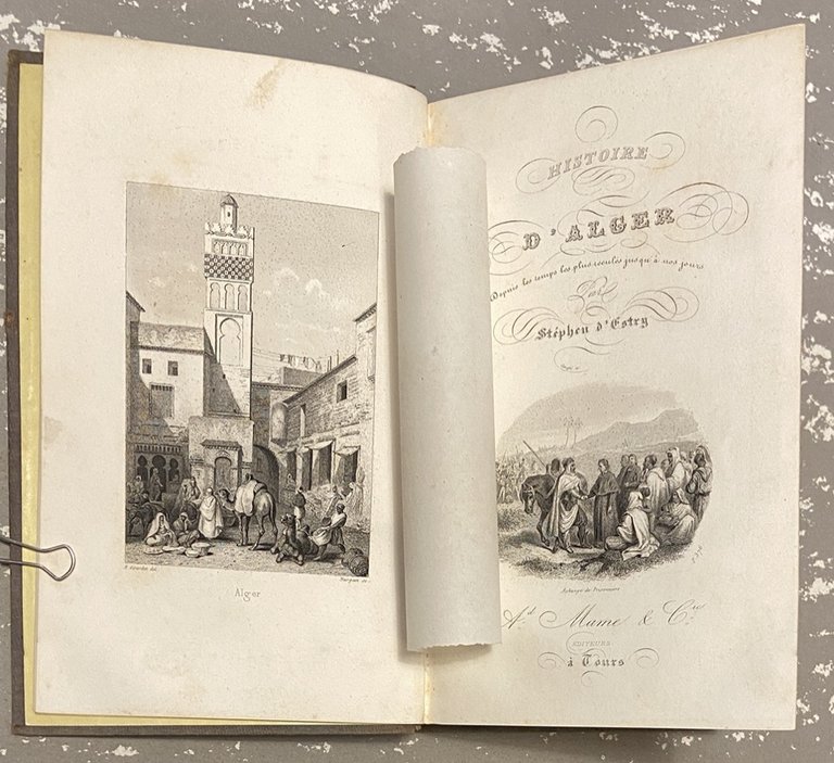 HISTOIRE D'ALGER DE SON TERRITOIRE ET DE SES HABITANTS, DE …