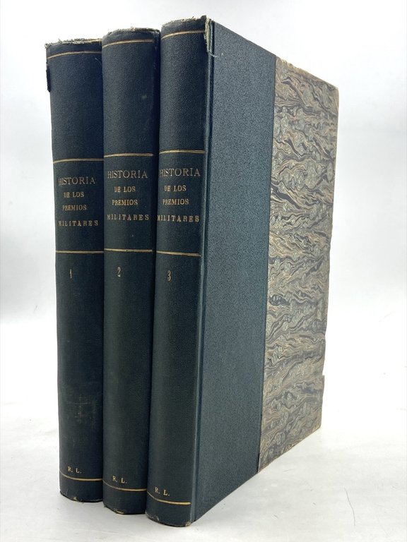 HISTORIA DE LOS PREMIOS MILITARES. REPÚBLICA ARGENTINA. LEYES, DECRETOS Y DEMÁS RESOLUCIONES REFERENTES Á PREMIOS MILITARES, RECOMPENSAS, HONORES, DISTINCIONES, GRATIFICACIONES, ETC.