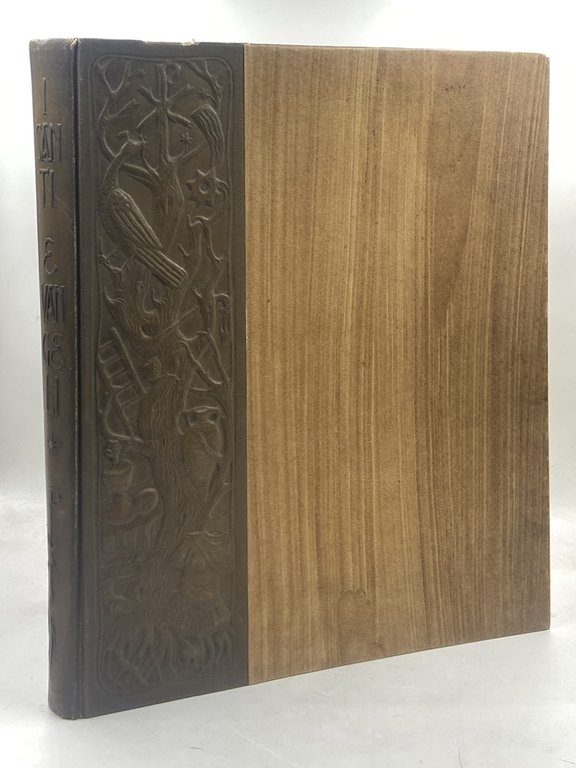 I SANTI EVANGELI. (ILLUSTRATI CON QUARANTA TAVOLE DEL PITTORE G.B. GALIZZI. DECORAZIONI DEL SILOGRAFO BRUNO DA OSIMO. TESTO, CON NOTE, RIPRODOTTO DA QUELLO EDITO DALLA MORCELLIANA RIVEDUTO DA MONS. GRAMATICA).