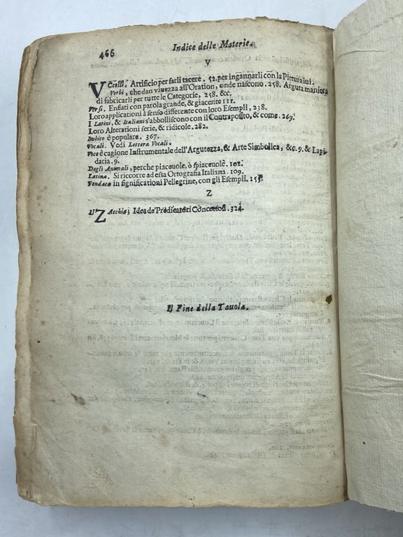 IL CANNOCCHIALE ARISTOTELICO, O SIA, IDEA DELL’ARGUTA, ET INGEGNOSA ELOCUTIONE …