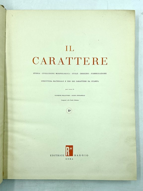 IL CARATTERE. STORIA - EVOLUZIONE MORFOLOGICA - STILE - DISEGNO …