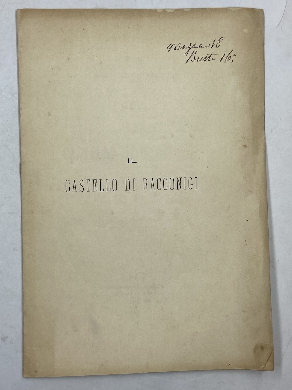 Il Castello di Racconigi. Lettura fatta alla Società Filotecnica di …