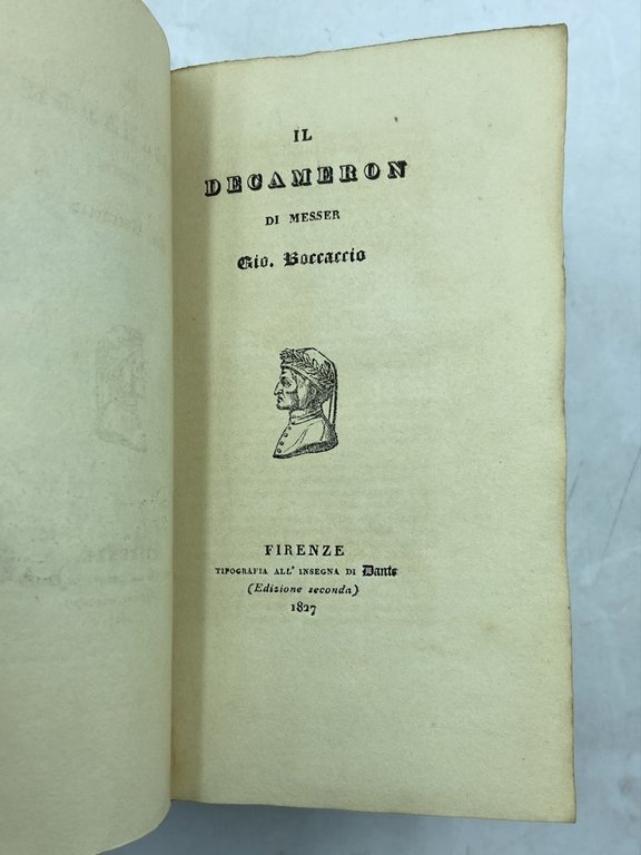 IL DECAMERON DI MESSER GIO. BOCCACCIO. Edizione Seconda. | Immagine Gallery 3