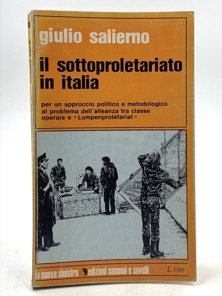 Il sottoproletariato in Italia. Per un approccio politico e metodologico …