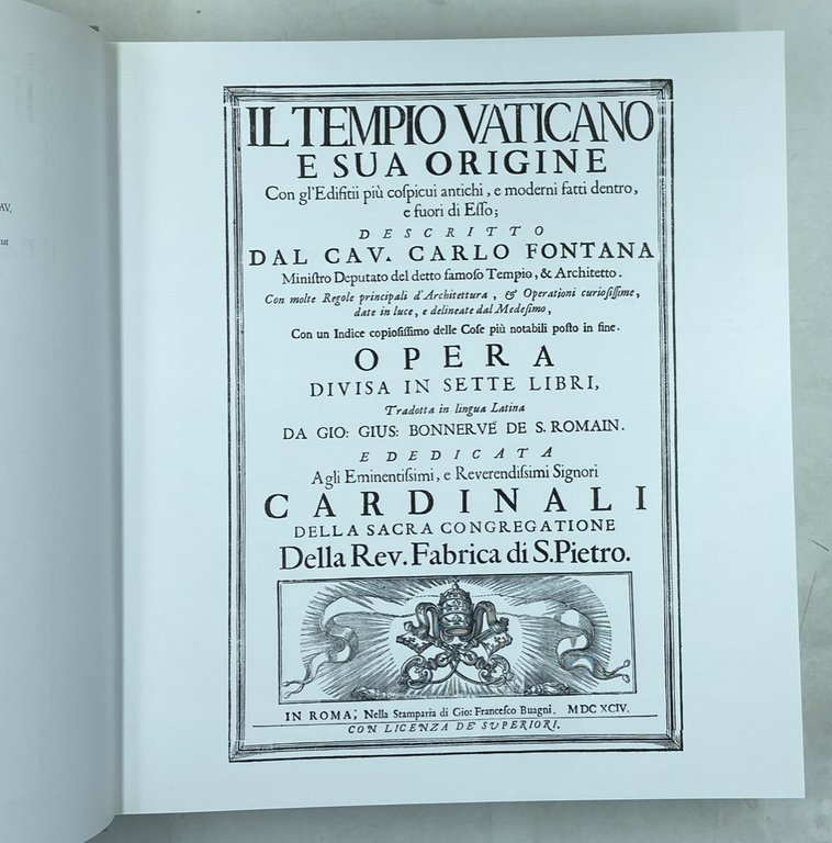 IL TEMPIO VATICANO 1694. CARLO FONTANA. | Immagine Gallery 4