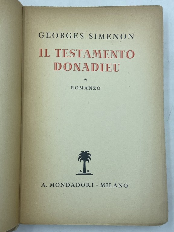 IL TESTAMENTO DONADIEU.