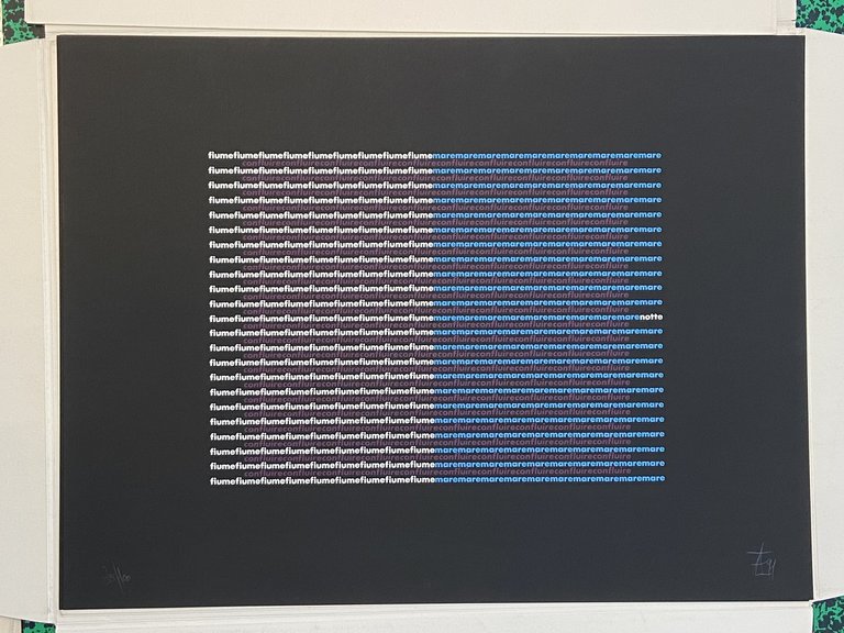 INCANDESCENZE. CINQUE ITINERARI LITORANEI. POEMA SERIALE IN CINQUE TAVOLE SERIGRAFICHE DI ARRIGO LORA-TOTINO.