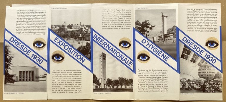 INTERNATIONALE HYGIENE AUSSTELLUNG DRESDEN 1930. 3 advertising booklets. 3 opuscoli … | Immagine Gallery 12