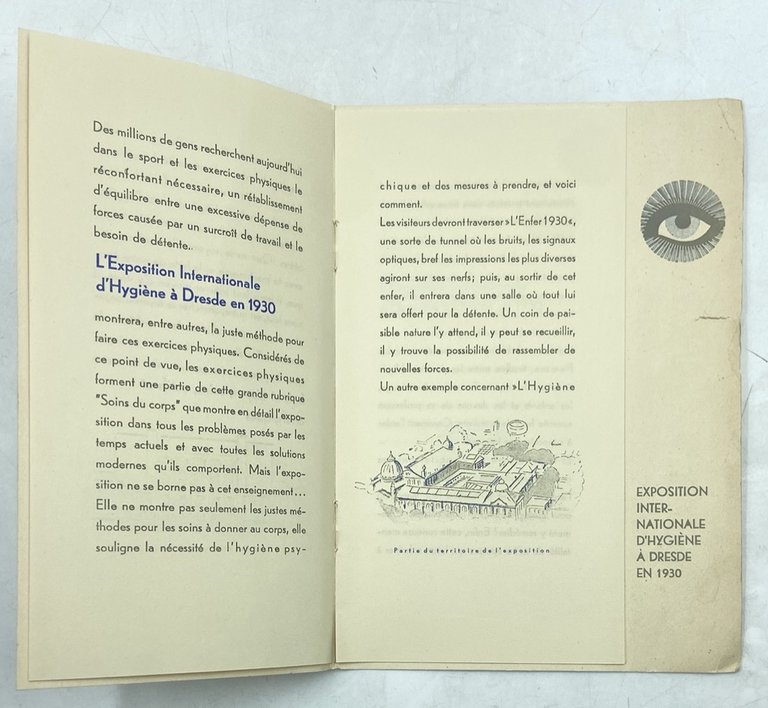 INTERNATIONALE HYGIENE AUSSTELLUNG DRESDEN 1930. 3 advertising booklets. 3 opuscoli … | Immagine Gallery 16