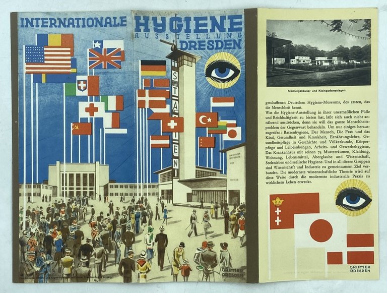 INTERNATIONALE HYGIENE AUSSTELLUNG DRESDEN 1930. 3 advertising booklets. 3 opuscoli … | Immagine Gallery 3