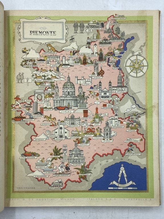 ITALIA VIVA del Prof. G. De Agostini. ATLANTE ARTISTICO IN …