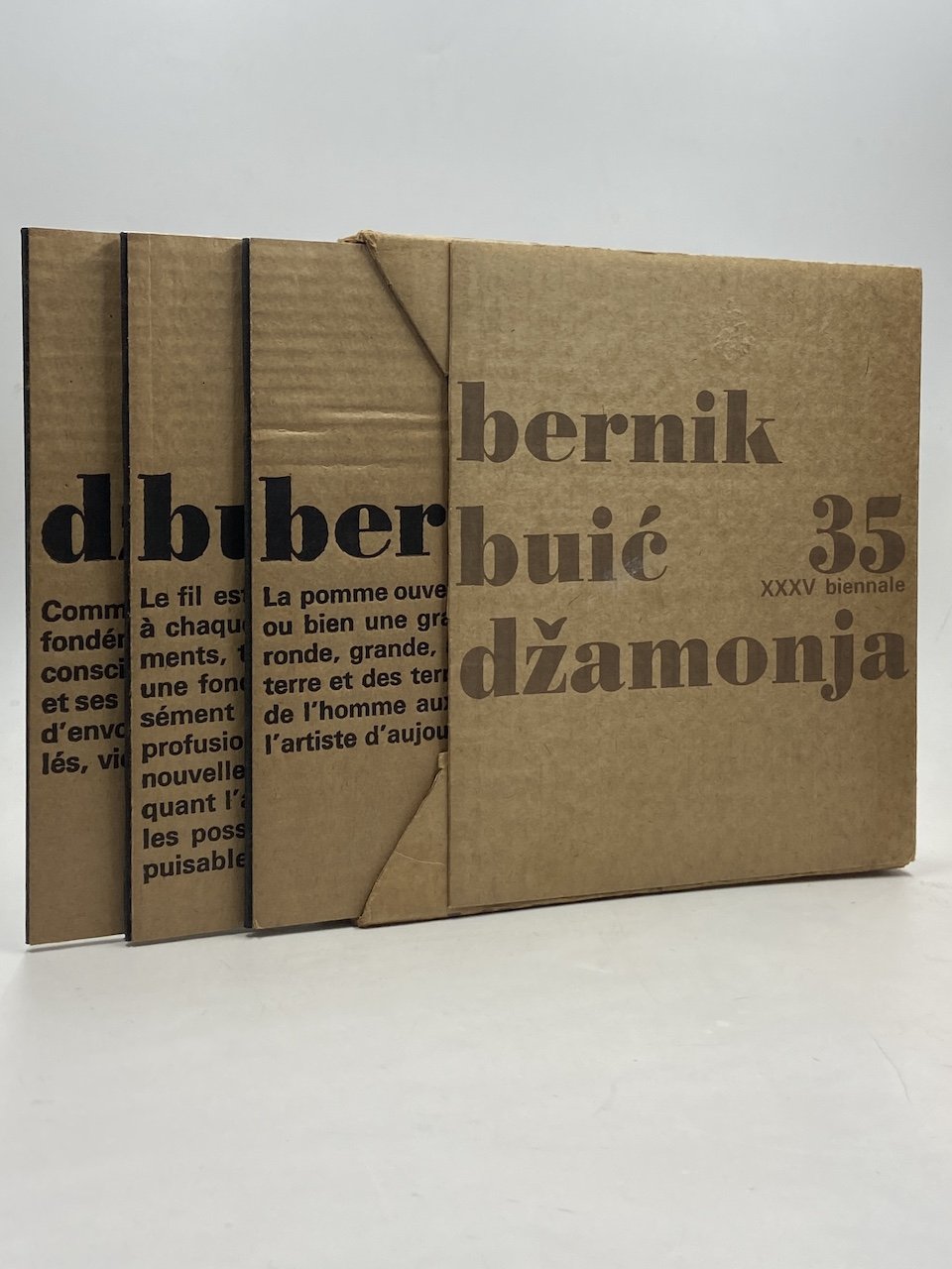 JUGOSLAVIA ’70. VENEZIA 35 XXXV BIENNALE. Bernik. Buić. Dźamonja.