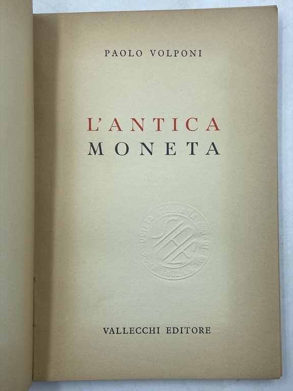 L’ANTICA MONETA. | Immagine Gallery 7