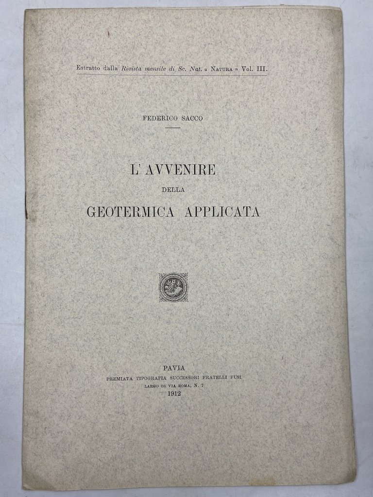 L’AVVENIRE DELLA GEOTERMICA APPLICATA.