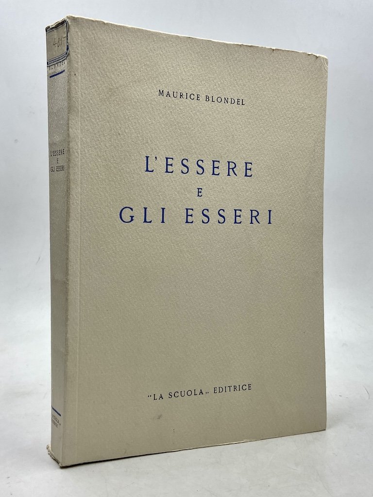 L’ESSERE E GLI ESSERI. Saggio di ontologia concreta e integrale.