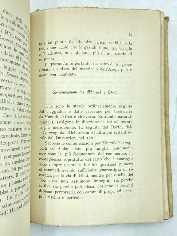 L’OASI DI GHAT E SUE ADIACENZE. Notizie raccolte dal capitano …
