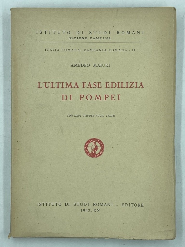 L’ULTIMA FASE EDILIZIA DI POMPEI. | Immagine principale