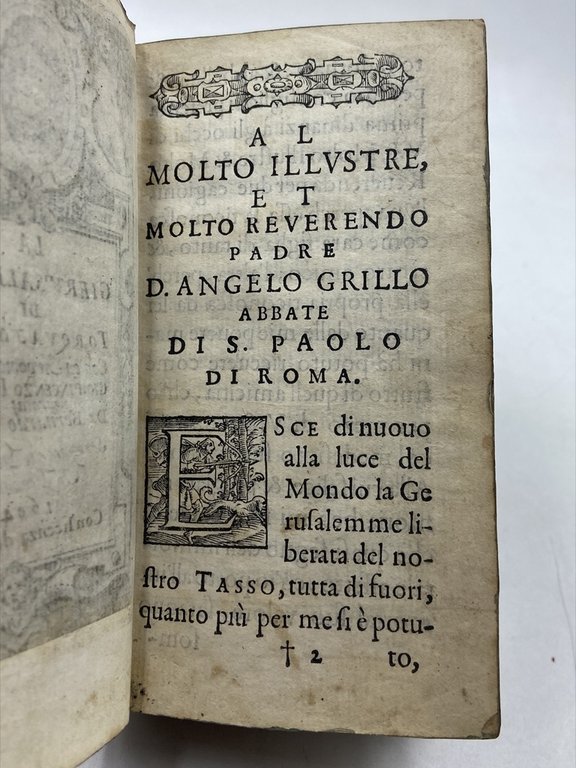 LA GIERUSALEMME DI TORQUATO TASSO. Con gli Argomenti del sig. …