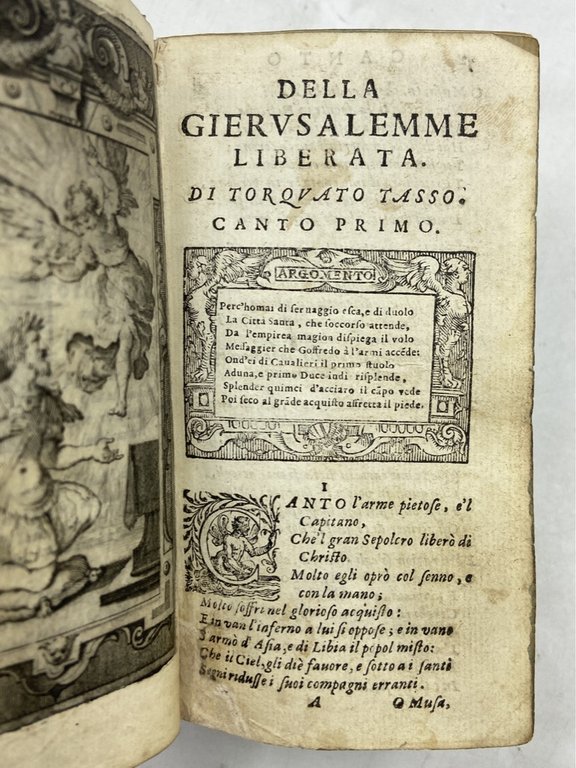 LA GIERUSALEMME DI TORQUATO TASSO. Con gli Argomenti del sig. …