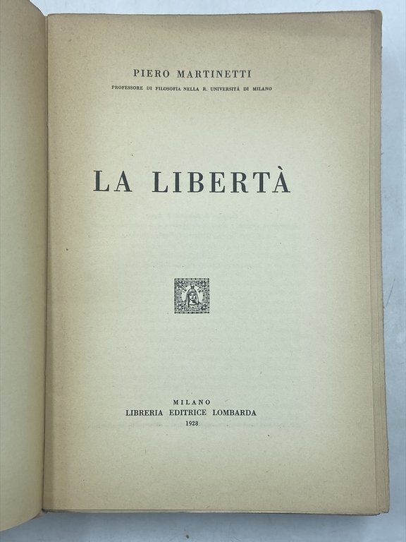 LA LIBERTÀ. | Immagine Gallery 2