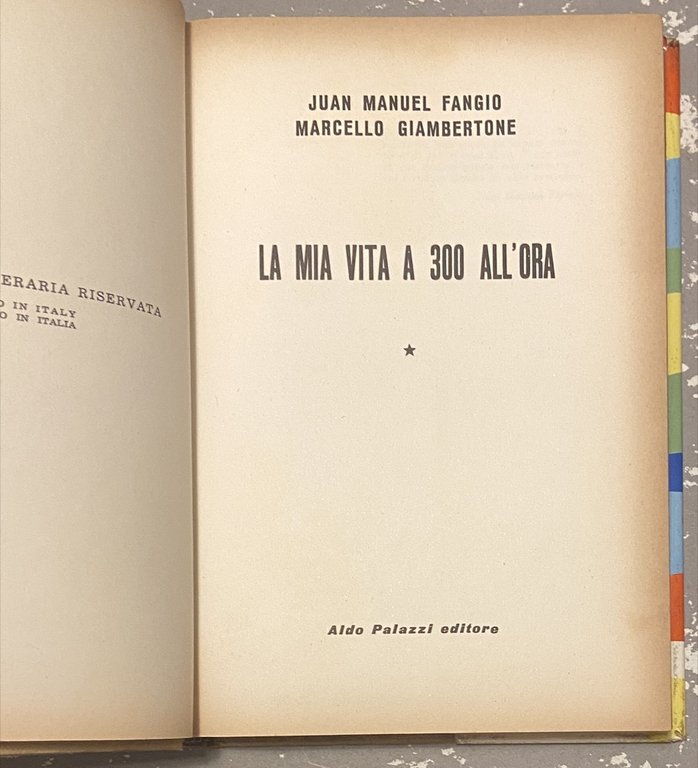 LA MIA VITA A 300 ALL’ORA.