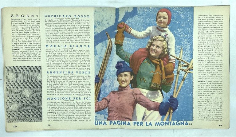 LA MODA DELLA LANA. EDIZIONE LANIFICIO ROSSI. FASCICOLO N. 11 …