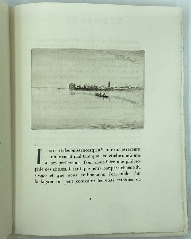 LA MORT DE VENISE ILLUSTRÉ DE VINGT-SIX EAUX-FORTES ORIGINALES GRAVÉES … | Immagine Gallery 9