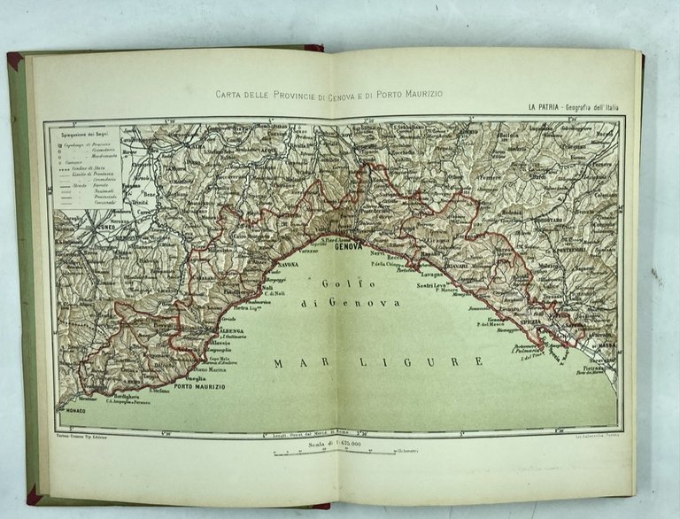 La Patria, Geografia dell’Italia: VI. Provincie di Genova e Porto …