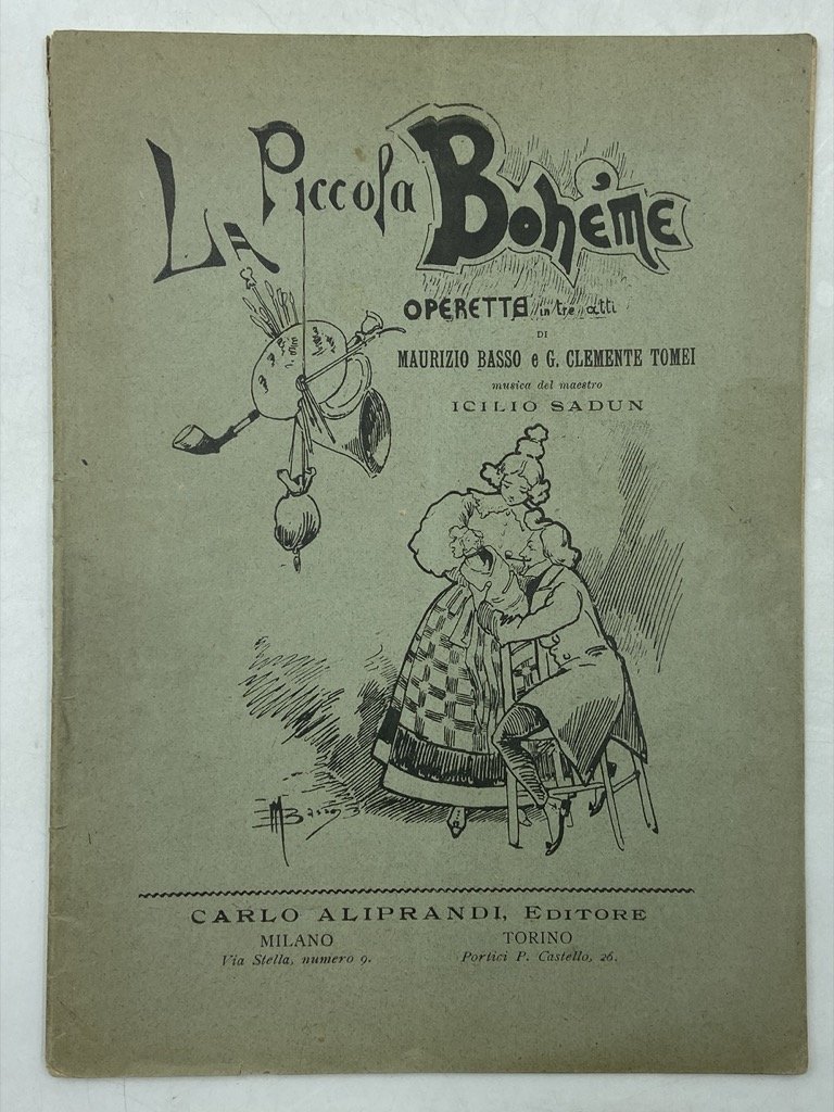 LA PICCOLA BOHEME. Operetta in tre atti ed epilogo di …