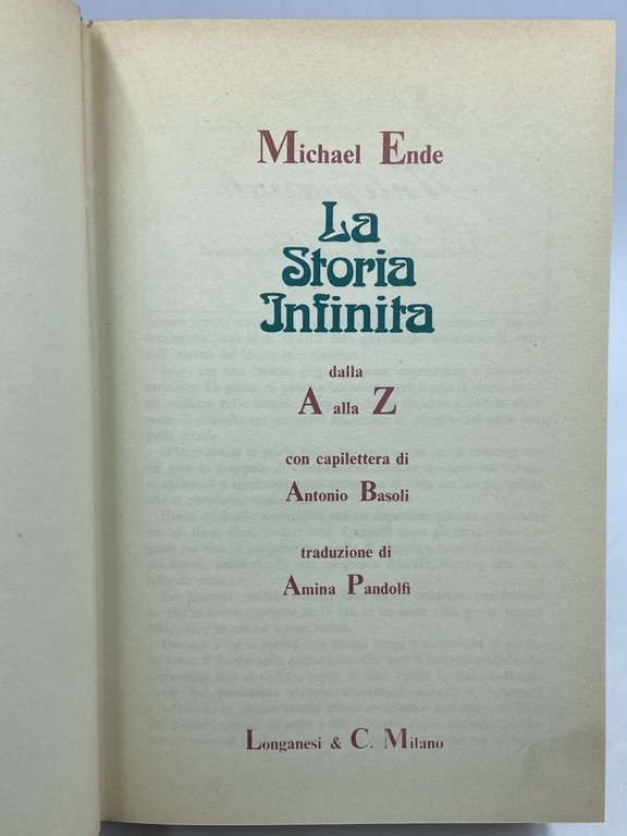 La Storia Infinita dalla A alla Z. Con capilettera di … | Immagine Gallery 8