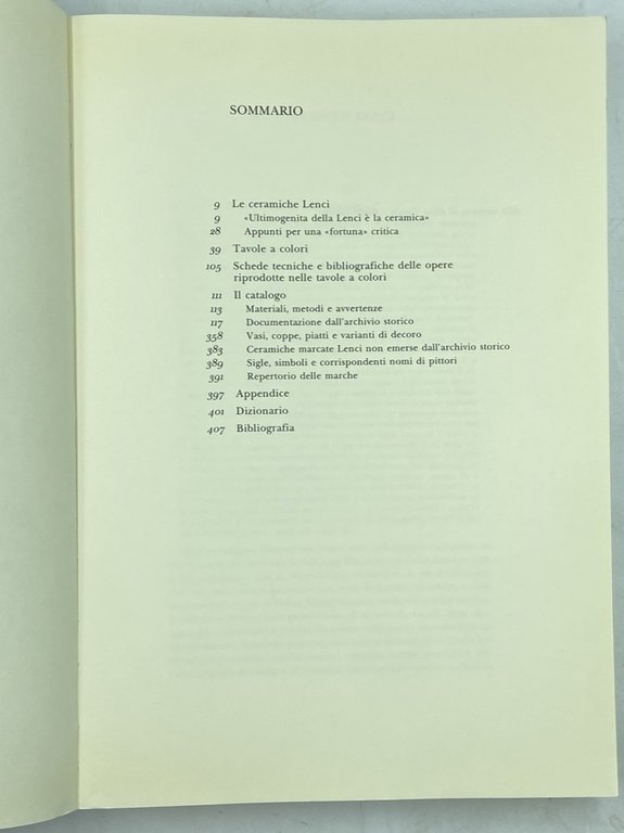 LE CERAMICHE LENCI 1928 - 1964. Catalogo generale dall’archivio storico … | Immagine Gallery 5