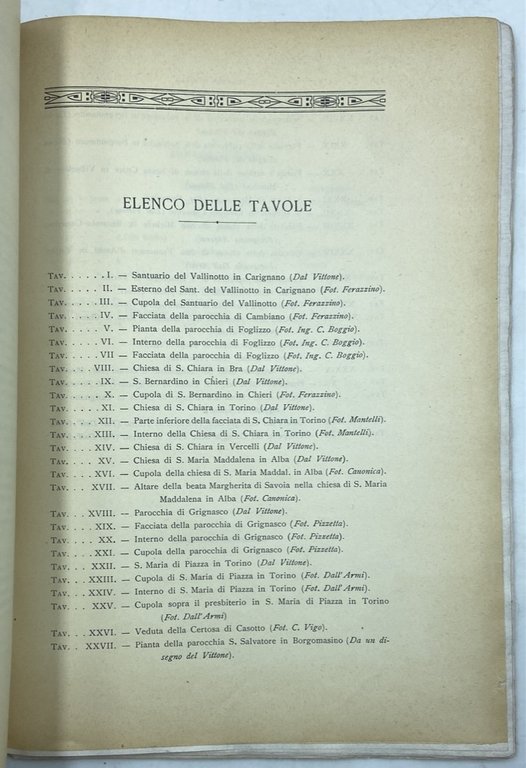 LE OPERE DI BERNARDO ANTONIO VITTONE Architetto Piemontese del Secolo … | Immagine Gallery 5