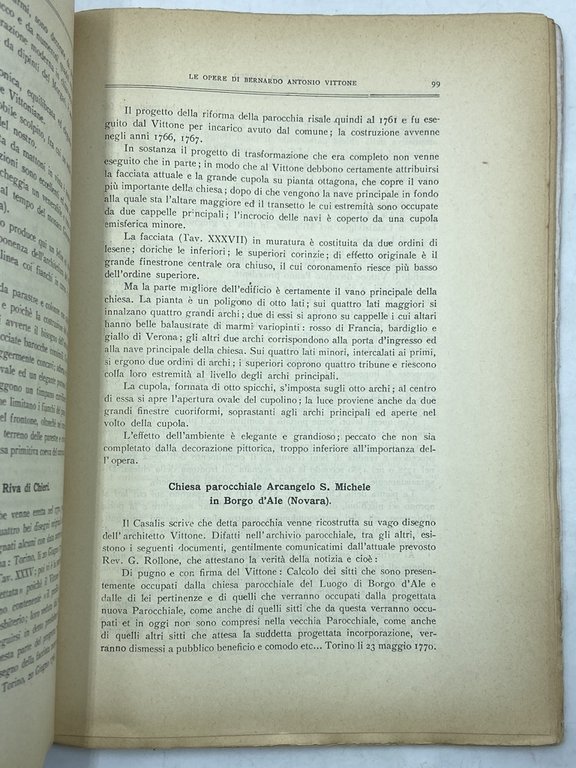 LE OPERE DI BERNARDO ANTONIO VITTONE Architetto Piemontese del Secolo … | Immagine Gallery 6