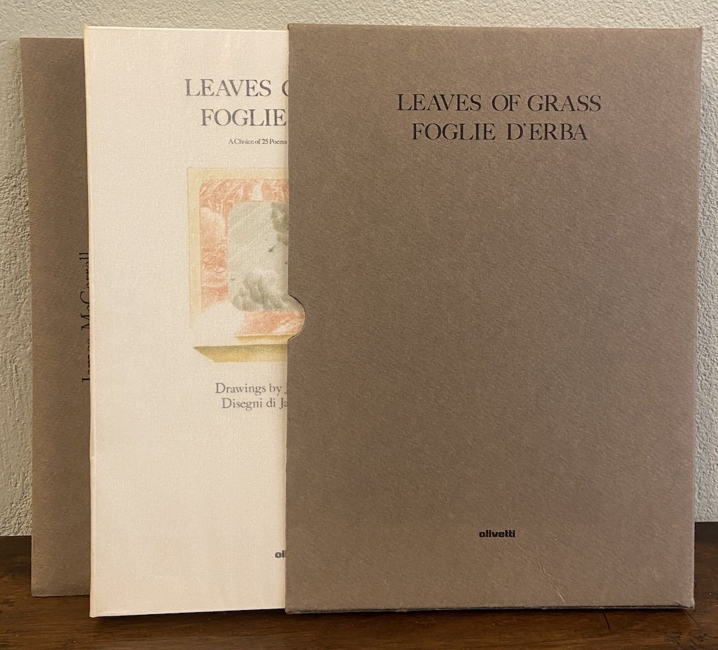 Leaves of grass. Foglie d’erba. A Choice of 25 Poems. …