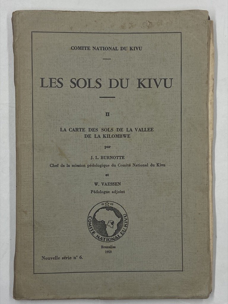 LES SOLS DU KIVU II: LA CARTE DES SOLS DE …