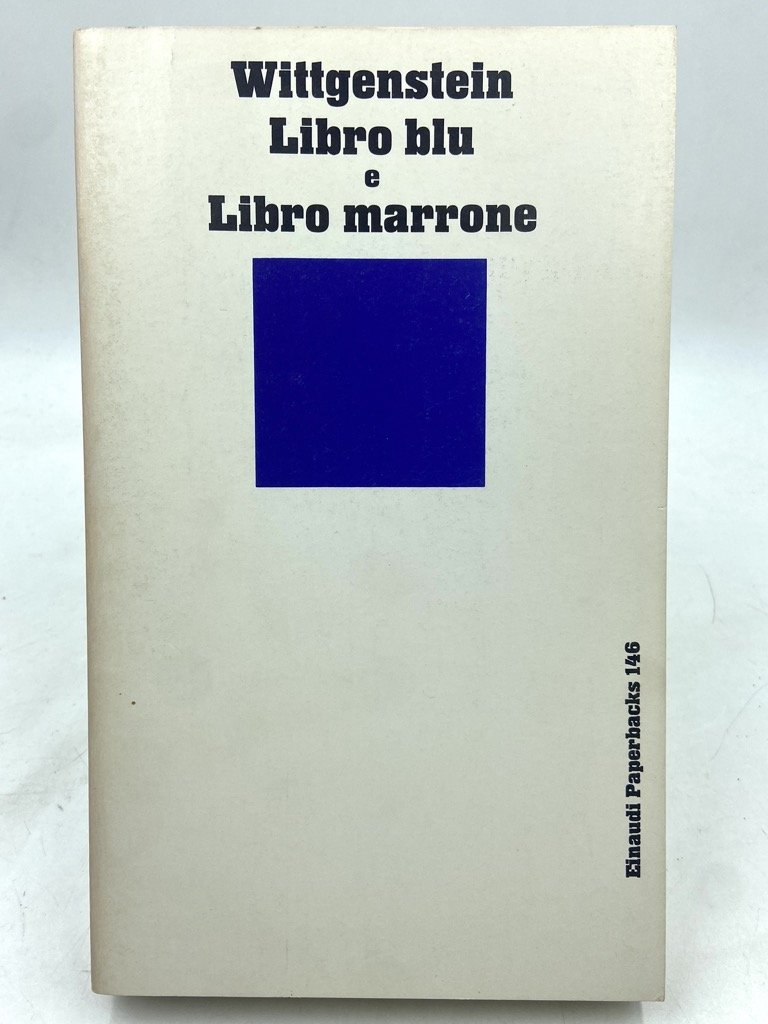 Libro blu e Libro marrone.