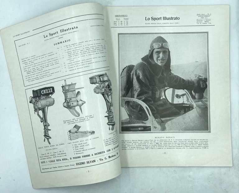 LO SPORT ILLUSTRATO RIVISTA MENSILE. ANNO XVIII - N. 1. … | Immagine Gallery 5