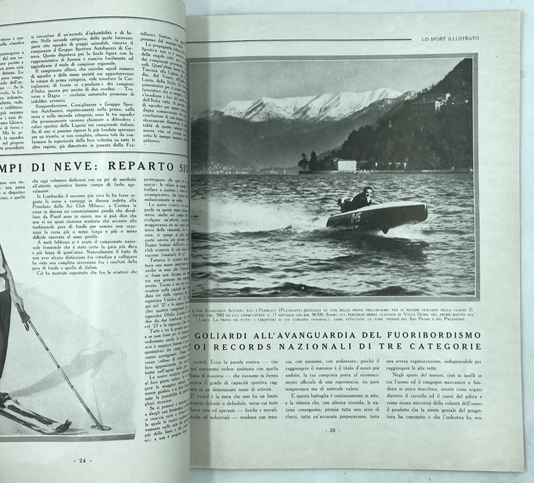 LO SPORT ILLUSTRATO RIVISTA MENSILE. ANNO XVIII - N. 1. … | Immagine Gallery 8