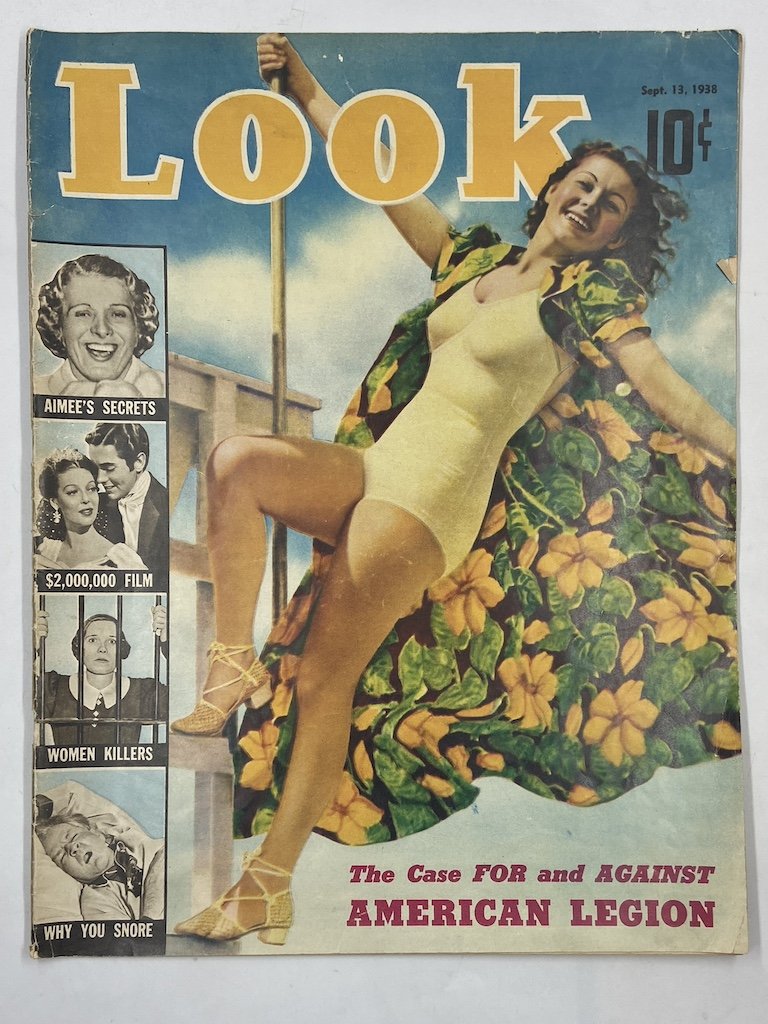 Look. Sept. 13, 1938. Aimee's secrets. $2000000 Film. Women Killers. …