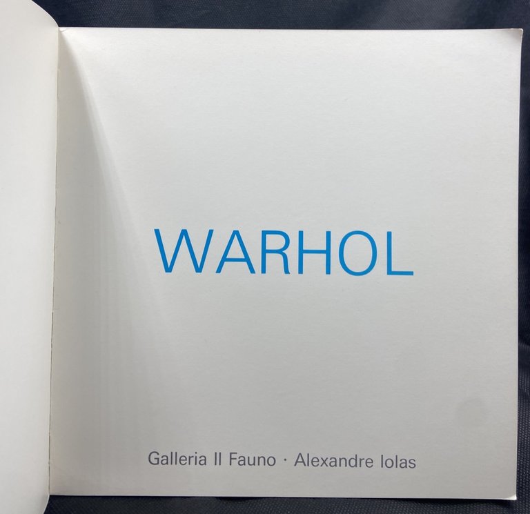 MAN RAY by ANDY WARHOL. Galleria Il Fauno - Alexandre …