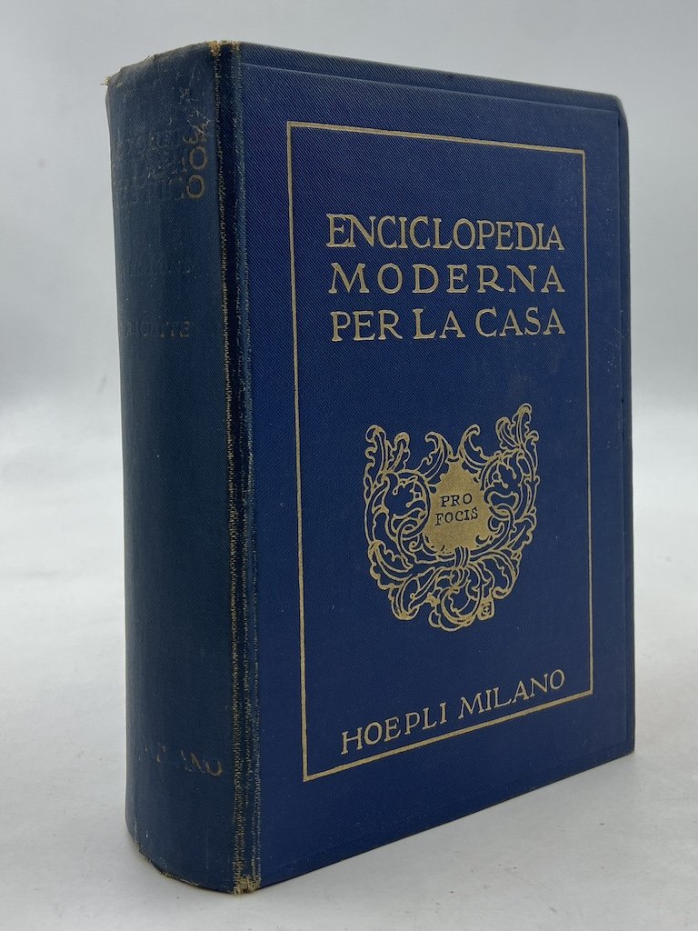 Manuali Hoepli: RICETTARIO DOMESTICO. ENCICLOPEDIA MODERNA PER LA CASA. Ottava …