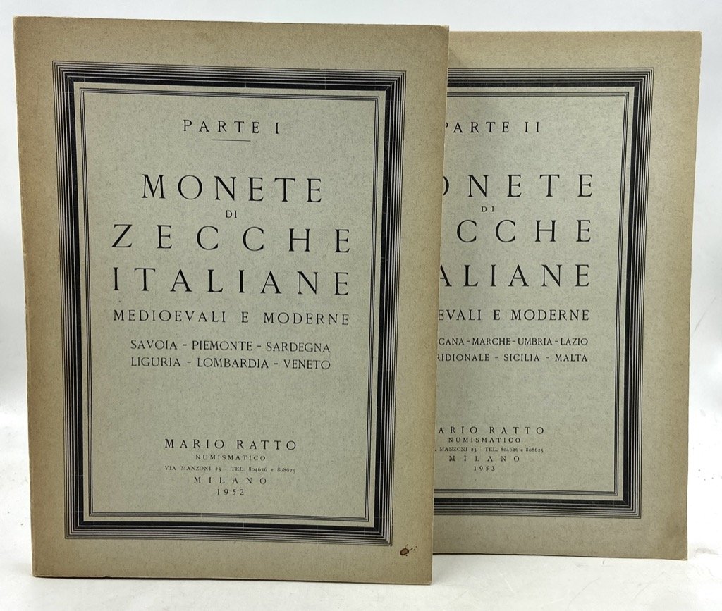 Mario Ratto Numismatico. PARTE I. MONETE DI ZECCHE ITALIANE MEDIOEVALI …
